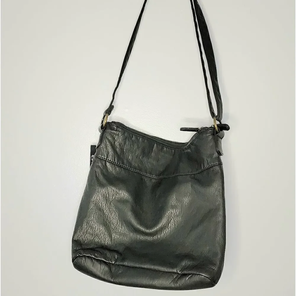 Bueno adjustable crossbody handbag black new with tags